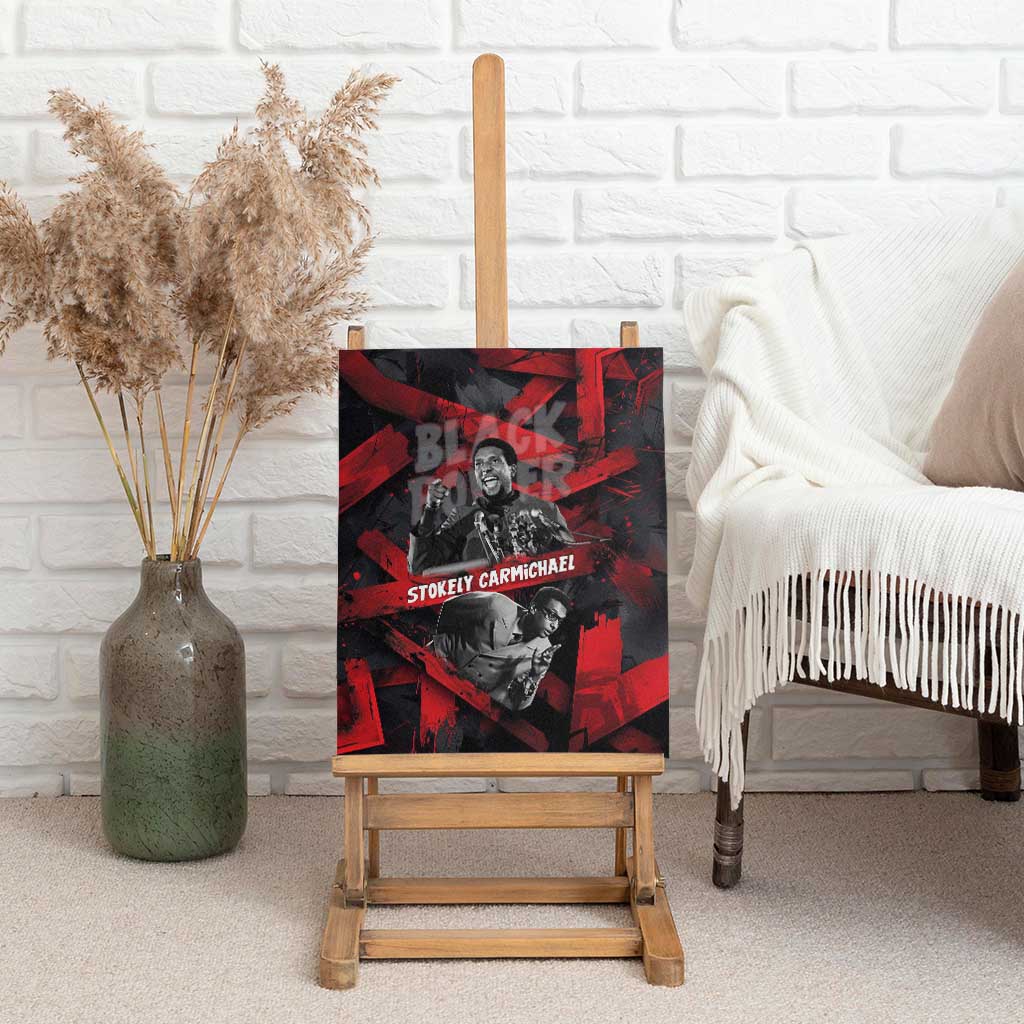 Stokely Carmichael Canvas Wall Art Graphic Design Black Power Quote Powerful Speech Civil Rights - African Pride