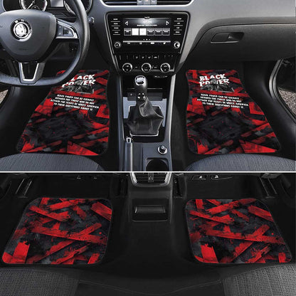 Stokely Carmichael Car Mats Graphic Design Black Power Quote Powerful Speech Civil Rights - African Pride