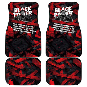 Stokely Carmichael Car Mats Graphic Design Black Power Quote Powerful Speech Civil Rights - African Pride