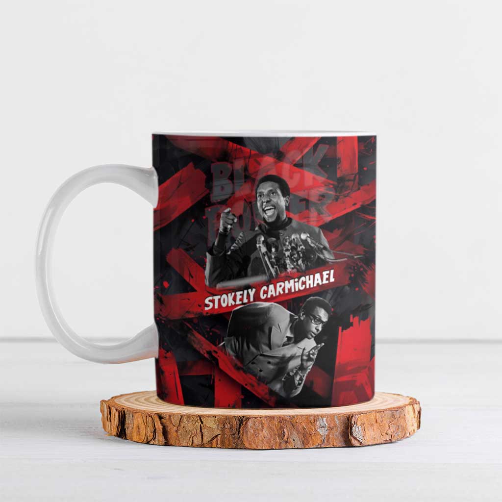 Stokely Carmichael Ceramic Mug Graphic Design Black Power Quote Powerful Speech Civil Rights - African Pride