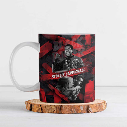 Stokely Carmichael Ceramic Mug Graphic Design Black Power Quote Powerful Speech Civil Rights - African Pride