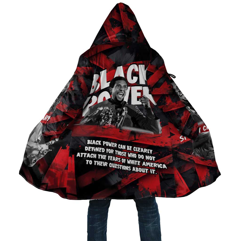 Stokely Carmichael Cloak Graphic Design Black Power Quote Powerful Speech Civil Rights - African Pride