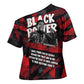 Stokely Carmichael Cross Shoulder Shirt Graphic Design Black Power Quote Powerful Speech Civil Rights - African Pride