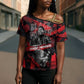 Stokely Carmichael Cross Shoulder Shirt Graphic Design Black Power Quote Powerful Speech Civil Rights - African Pride