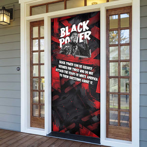 Stokely Carmichael Door Cover Graphic Design Black Power Quote Powerful Speech Civil Rights - African Pride