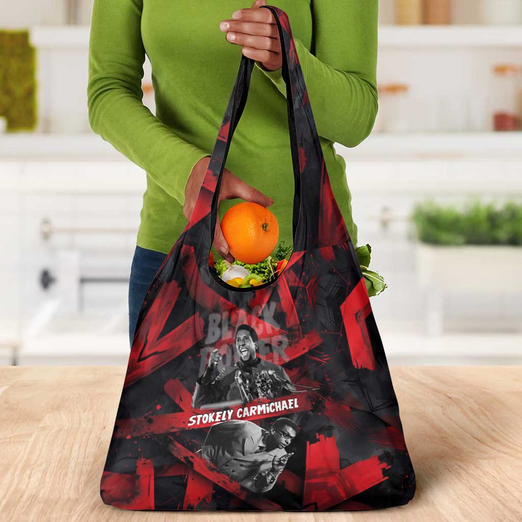 Stokely Carmichael Grocery Bag Graphic Design Black Power Quote Powerful Speech Civil Rights - African Pride