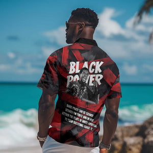 Stokely Carmichael Hawaiian Shirt Graphic Design Black Power Quote Powerful Speech Civil Rights - African Pride