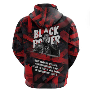 Stokely Carmichael Hoodie Graphic Design Black Power Quote Powerful Speech Civil Rights - African Pride
