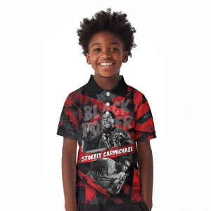 Stokely Carmichael Kid Polo Shirt Graphic Design Black Power Quote Powerful Speech Civil Rights - African Pride