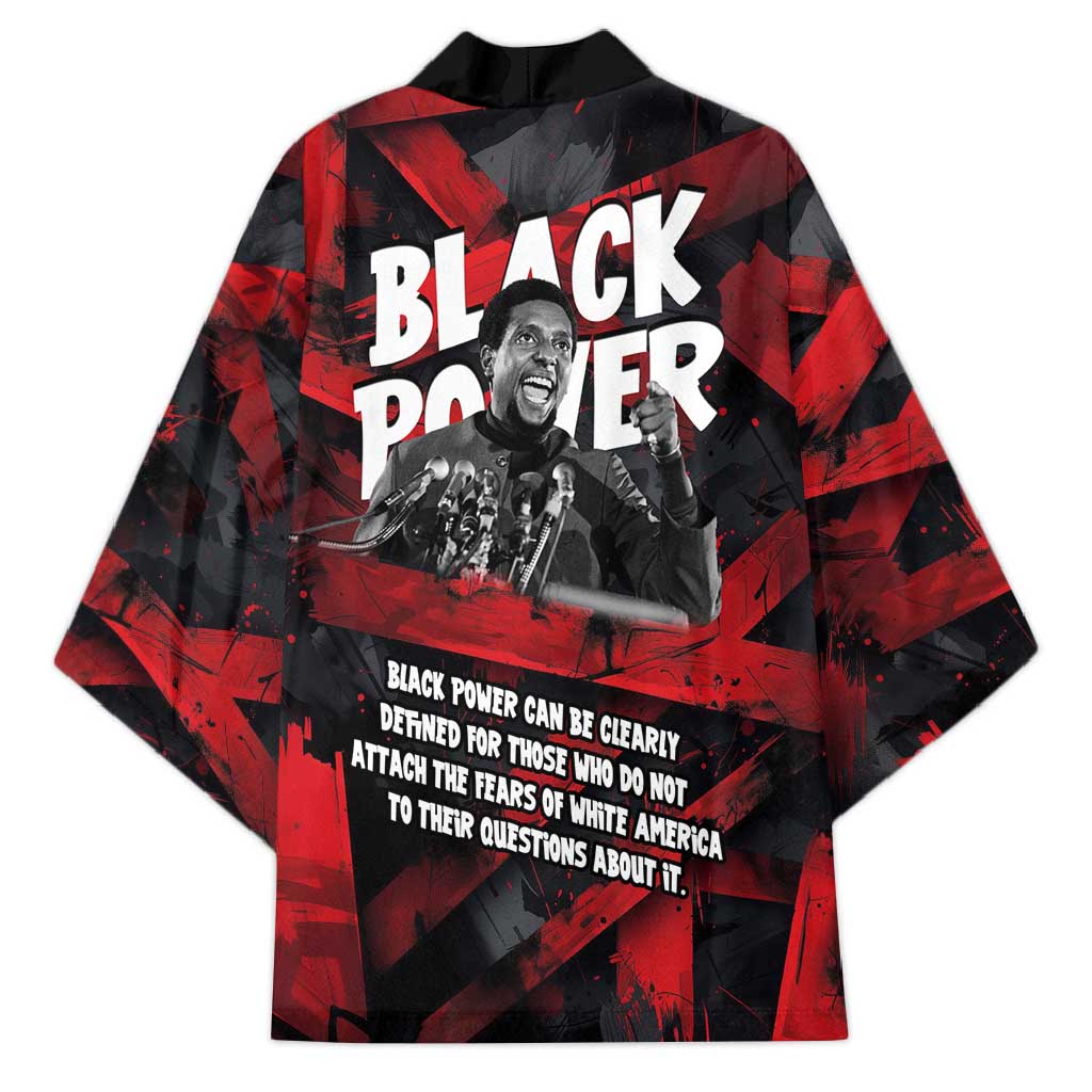 Stokely Carmichael Kimono Graphic Design Black Power Quote Powerful Speech Civil Rights - African Pride