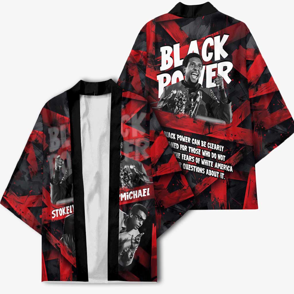 Stokely Carmichael Kimono Graphic Design Black Power Quote Powerful Speech Civil Rights - African Pride