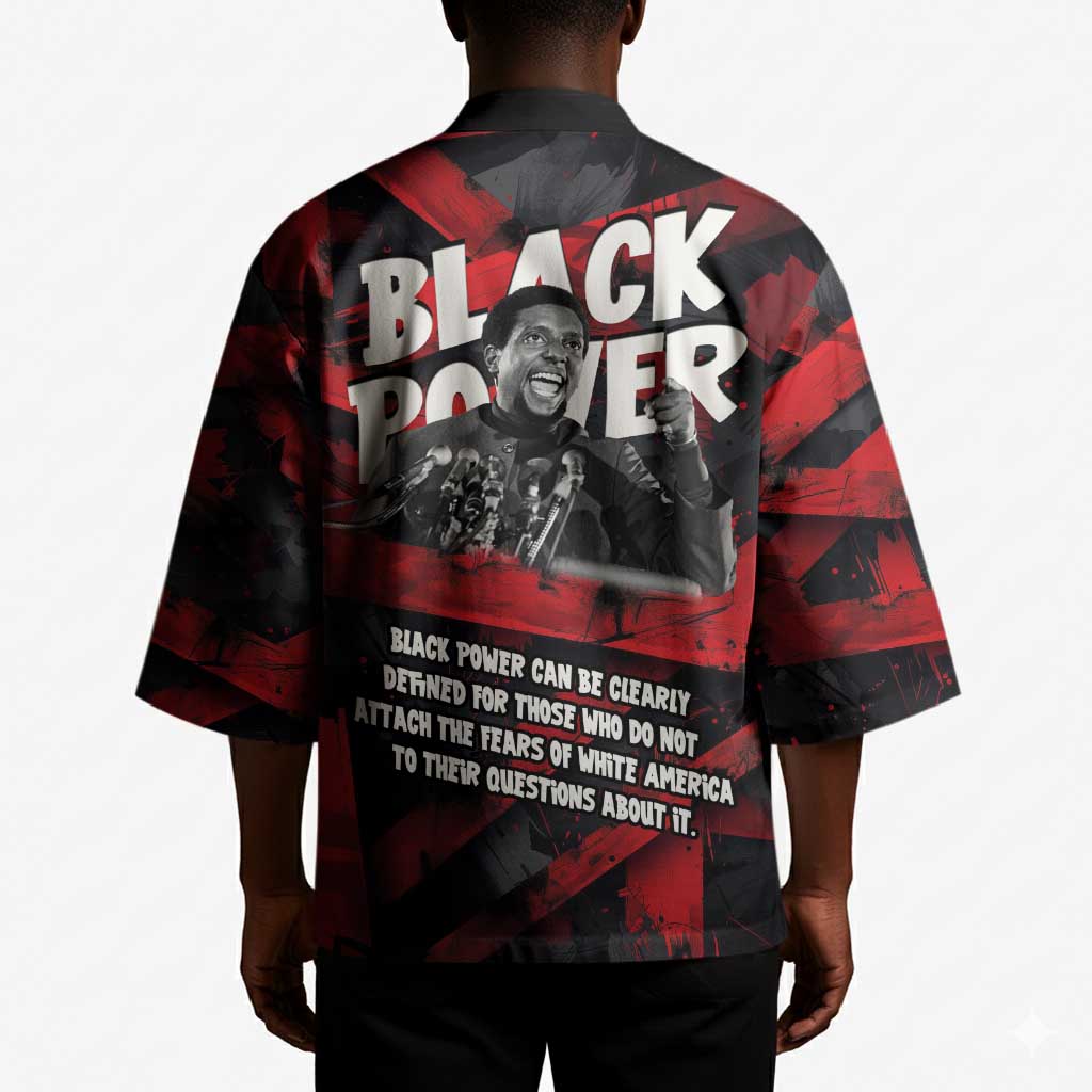 Stokely Carmichael Kimono Graphic Design Black Power Quote Powerful Speech Civil Rights - African Pride