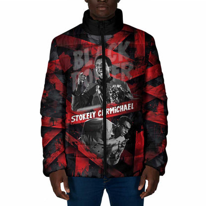 Stokely Carmichael Padded Jacket Graphic Design Black Power Quote Powerful Speech Civil Rights - African Pride