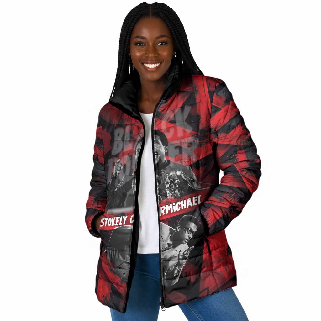 Stokely Carmichael Padded Jacket Graphic Design Black Power Quote Powerful Speech Civil Rights - African Pride