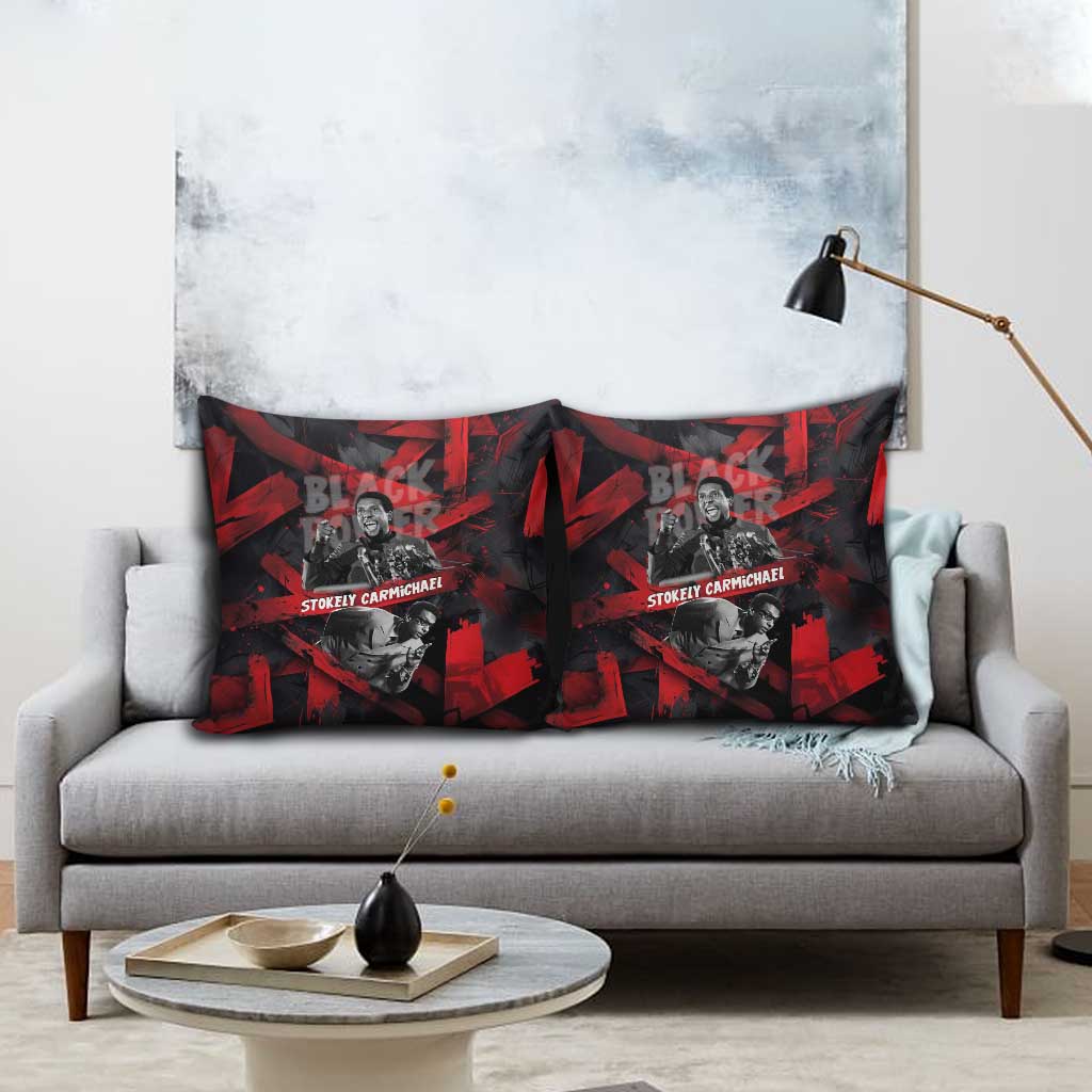 Stokely Carmichael Pillow Cover Graphic Design Black Power Quote Powerful Speech Civil Rights - African Pride