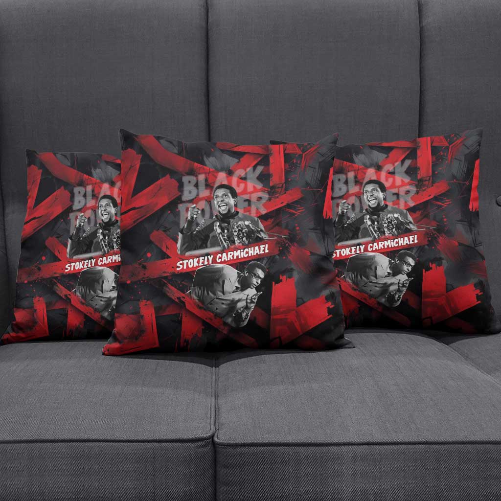 Stokely Carmichael Pillow Cover Graphic Design Black Power Quote Powerful Speech Civil Rights - African Pride