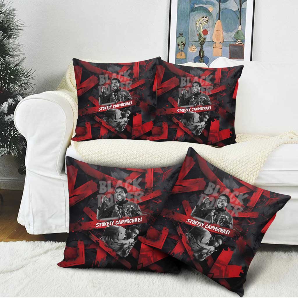 Stokely Carmichael Pillow Cover Graphic Design Black Power Quote Powerful Speech Civil Rights - African Pride