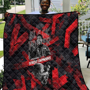 Stokely Carmichael Quilt Graphic Design Black Power Quote Powerful Speech Civil Rights - African Pride