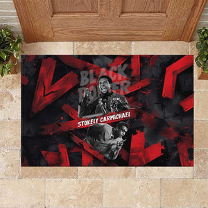Stokely Carmichael Rubber Doormat Graphic Design Black Power Quote Powerful Speech Civil Rights - African Pride