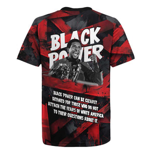 Stokely Carmichael Rugby Jersey Graphic Design Black Power Quote Powerful Speech Civil Rights - African Pride