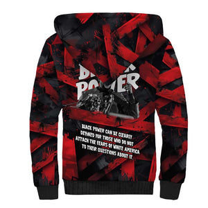 Stokely Carmichael Sherpa Hoodie Graphic Design Black Power Quote Powerful Speech Civil Rights - African Pride