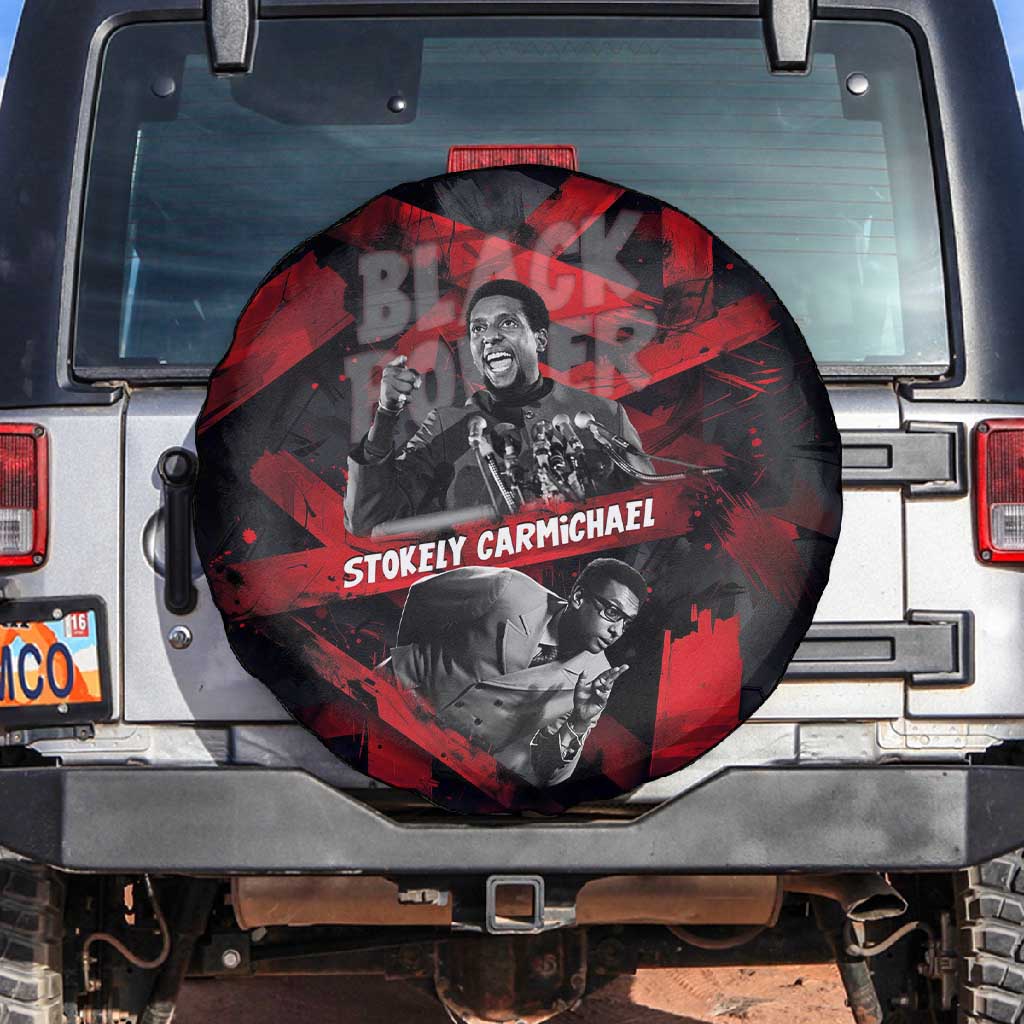 Stokely Carmichael Spare Tire Cover Graphic Design Black Power Quote Powerful Speech Civil Rights - African Pride