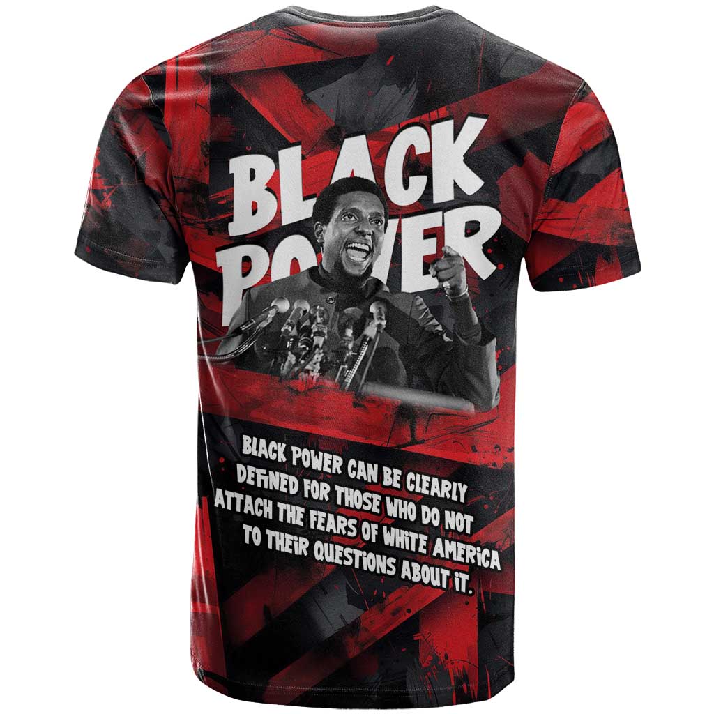 Stokely Carmichael T shirt Graphic Design Black Power Quote Powerful Speech Civil Rights - African Pride