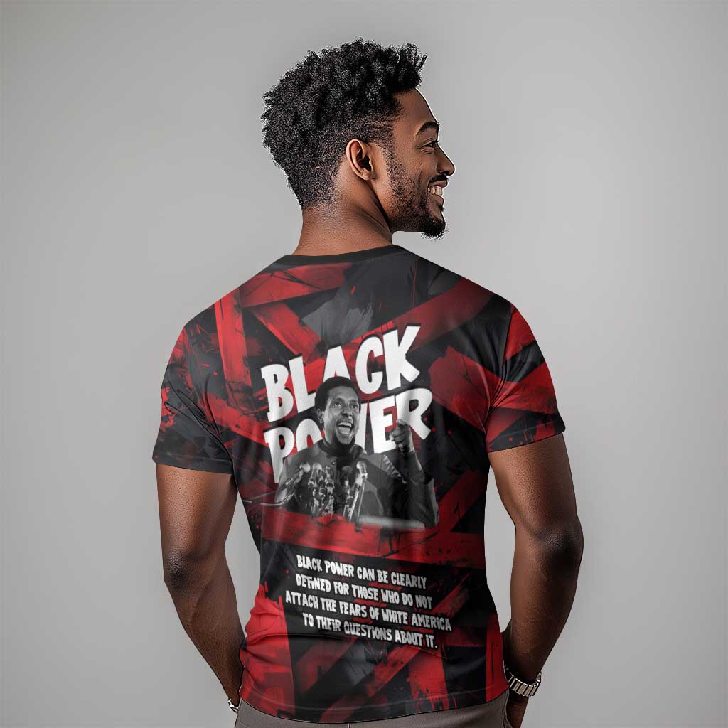 Stokely Carmichael T shirt Graphic Design Black Power Quote Powerful Speech Civil Rights - African Pride