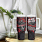 Stokely Carmichael Tumbler With Handle Graphic Design Black Power Quote Powerful Speech Civil Rights - African Pride