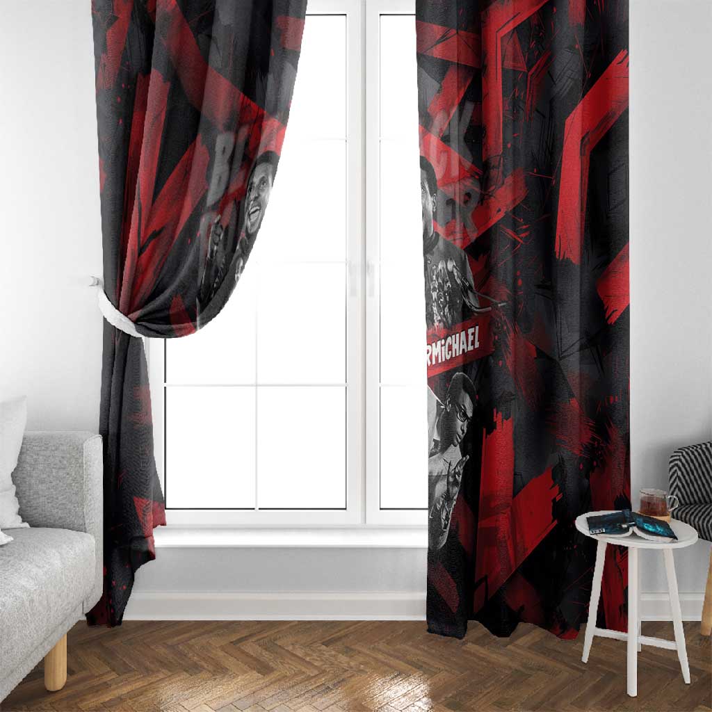 Stokely Carmichael Window Curtain Graphic Design Black Power Quote Powerful Speech Civil Rights - African Pride
