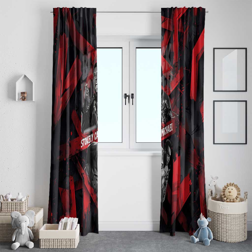 Stokely Carmichael Window Curtain Graphic Design Black Power Quote Powerful Speech Civil Rights - African Pride