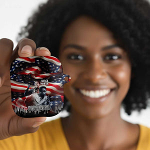 Stokely Carmichael AirPods Case American Flag Background Black Power Quote Civil Rights Leader Powerful Speech - African Pride