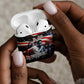 Stokely Carmichael AirPods Case American Flag Background Black Power Quote Civil Rights Leader Powerful Speech - African Pride