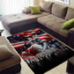 Stokely Carmichael Area Rug American Flag Background Black Power Quote Civil Rights Leader Powerful Speech - African Pride