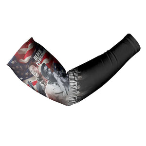 Stokely Carmichael Arm Sleeves American Flag Background Black Power Quote Civil Rights Leader Powerful Speech - African Pride