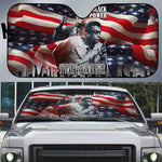 Stokely Carmichael Auto Sun Shade American Flag Background Black Power Quote Civil Rights Leader Powerful Speech - African Pride