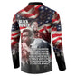 Stokely Carmichael Button Sweatshirt American Flag Background Black Power Quote Civil Rights Leader Powerful Speech