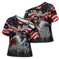 Stokely Carmichael Cross Shoulder Shirt American Flag Background Black Power Quote Civil Rights Leader Powerful Speech - African Pride