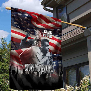 Stokely Carmichael Garden Flag American Flag Background Black Power Quote Civil Rights Leader Powerful Speech - African Pride