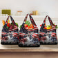 Stokely Carmichael Grocery Bag American Flag Background Black Power Quote Civil Rights Leader Powerful Speech - African Pride