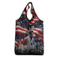 Stokely Carmichael Grocery Bag American Flag Background Black Power Quote Civil Rights Leader Powerful Speech - African Pride