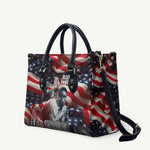 Stokely Carmichael Leather Bag American Flag Background Black Power Quote Civil Rights Leader Powerful Speech - African Pride