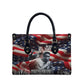 Stokely Carmichael Leather Bag American Flag Background Black Power Quote Civil Rights Leader Powerful Speech - African Pride