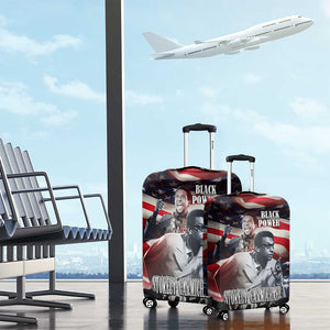 Stokely Carmichael Luggage Cover American Flag Background Black Power Quote Civil Rights Leader Powerful Speech - African Pride