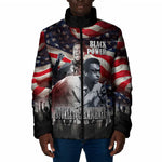 Stokely Carmichael Padded Jacket American Flag Background Black Power Quote Civil Rights Leader Powerful Speech - African Pride