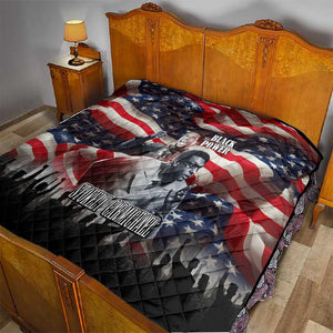 Stokely Carmichael Quilt American Flag Background Black Power Quote Civil Rights Leader Powerful Speech - African Pride