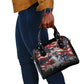 Stokely Carmichael Shoulder Handbag American Flag Background Black Power Quote Civil Rights Leader Powerful Speech - African Pride