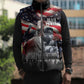 Stokely Carmichael Sleeveless Puffer Jacket American Flag Background Black Power Quote Civil Rights Leader Powerful Speech - African Pride