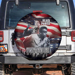 Stokely Carmichael Spare Tire Cover American Flag Background Black Power Quote Civil Rights Leader Powerful Speech - African Pride