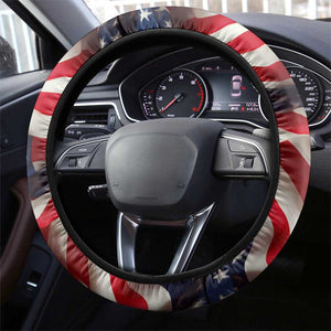 Stokely Carmichael Steering Wheel Cover American Flag Background Black Power Quote Civil Rights Leader Powerful Speech - African Pride